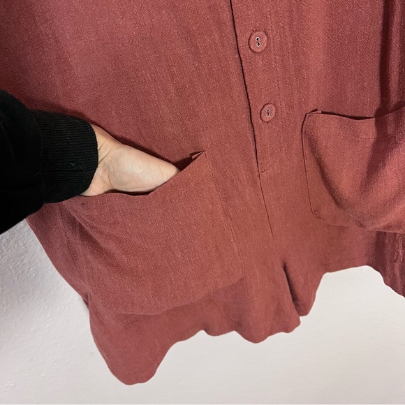 Forever 21 Rust Jumper with Adjustable Straps - Swim Cover Up Medium - Picture 8 of 13